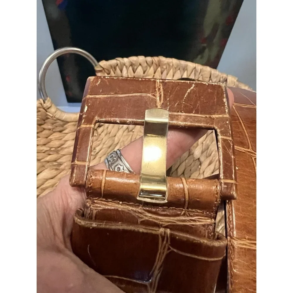 Claudio Orciani Genuine Leather Brown Belt Handmade In Italy For Bonwit Teller